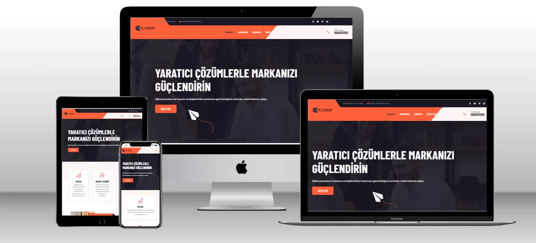 Kurumsal Web Ajans Scripti V4 - Mobil Uyumlu - Webmios