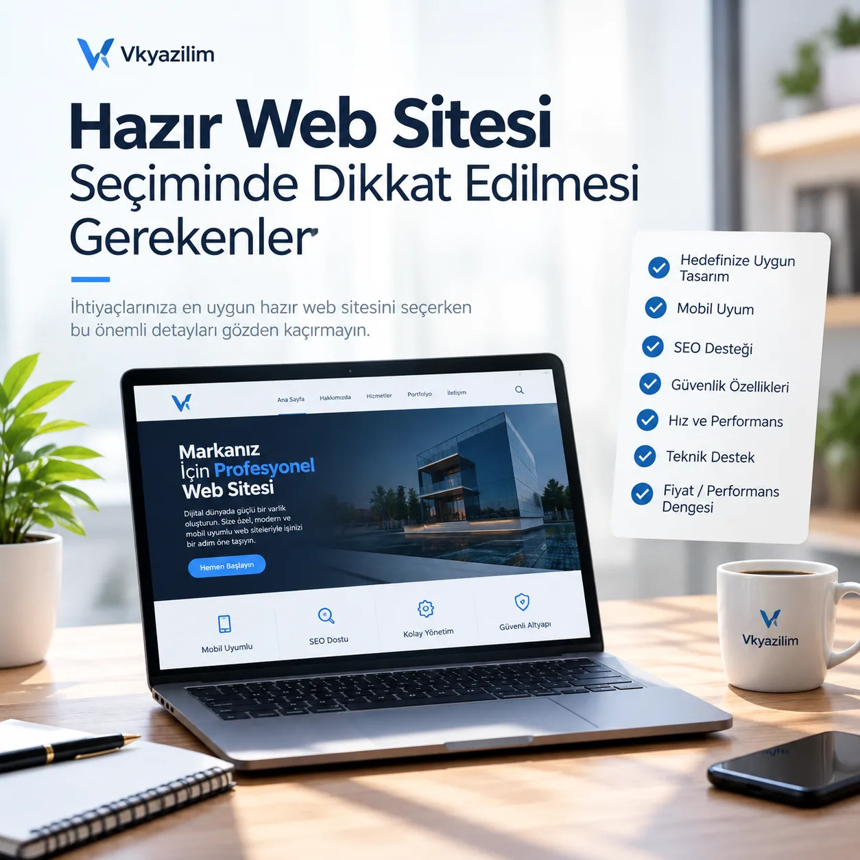 Hazır Web Sitesi Seçiminde Dikkat Edilmesi Gerekenler