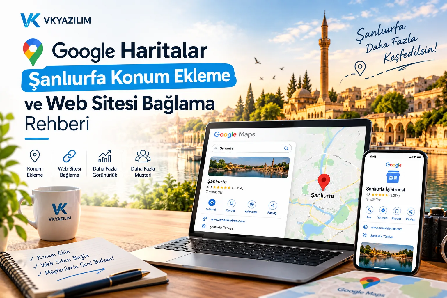 Google Haritalar Şanlıurfa Konum Ekleme ve Web Sitesi Bağlama Rehberi - Şanlıurfa web tasarım, site yaptırma