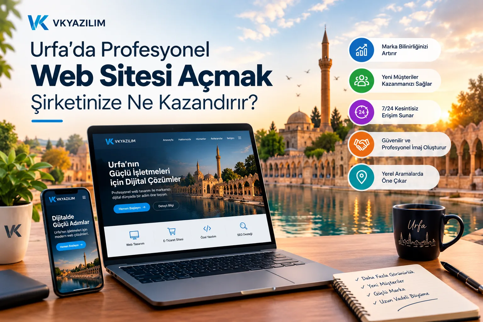 Urfa'da Profesyonel Web Sitesi Açmak Şirketinize Ne Kazandırır? - Şanlıurfa web tasarım, site yaptırma