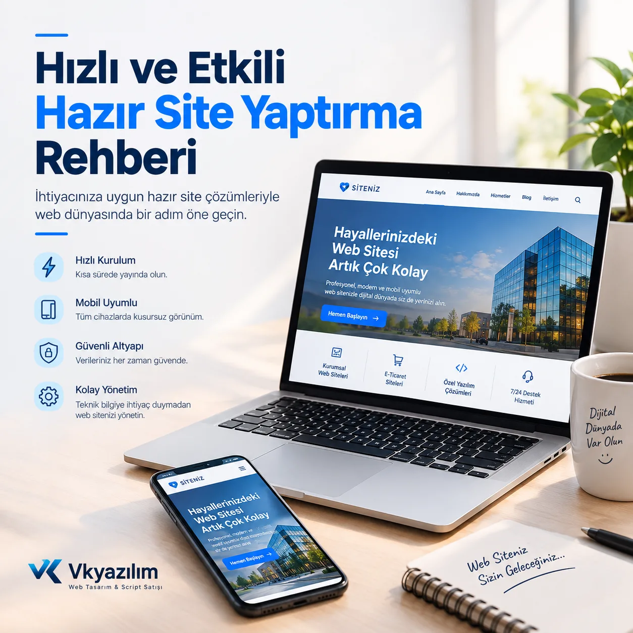 Hızlı ve Etkili Hazır Site Yaptırma Rehberi