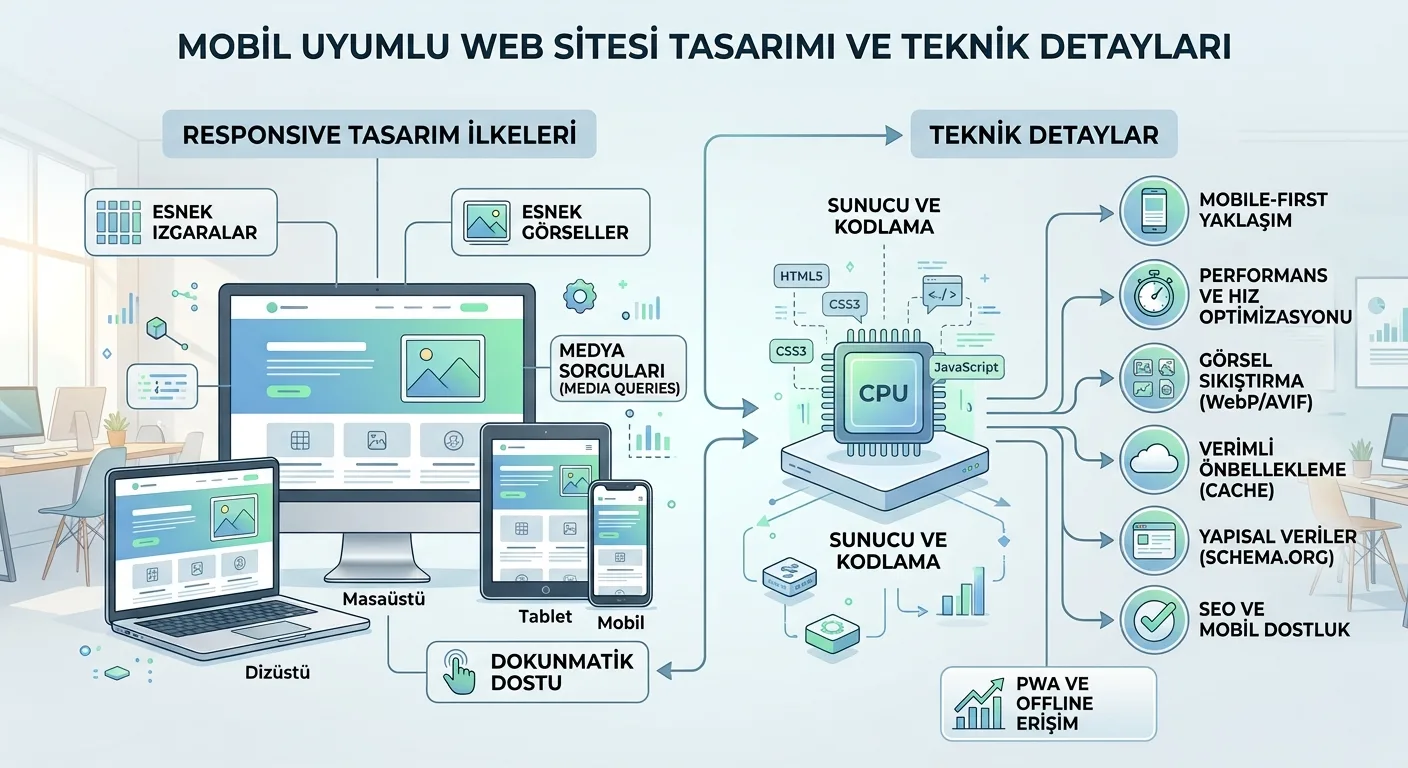 Mobil Uyumlu Web Sitesi Tasarimi ve Teknik Detaylari - Şanlıurfa web tasarım, site yaptırma