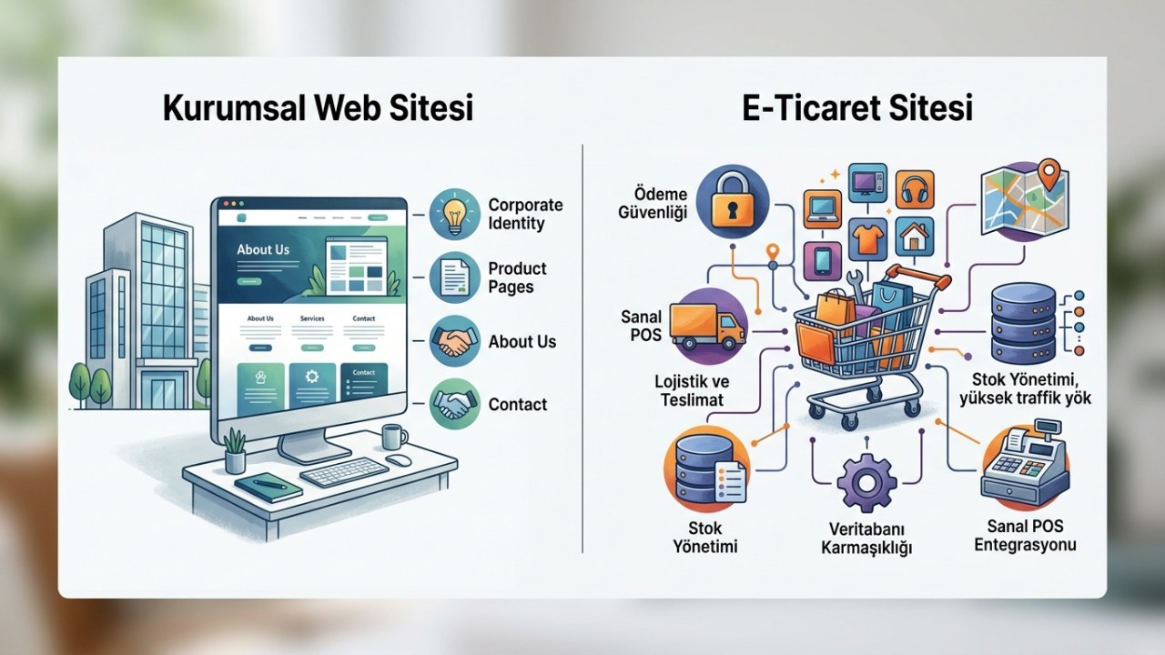 E-Ticaret Ve Kurumsal Web Sitesi Fiyat Farkı Neden Kaynaklanır? - Şanlıurfa web tasarım, site yaptırma