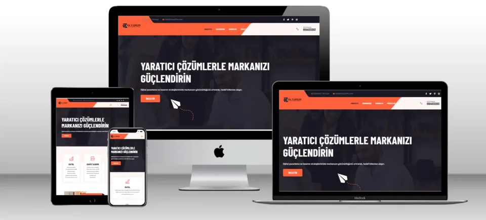Kurumsal Web Ajans Scripti V4 - Mobil Uyumlu Hazır Web Site - Vkyazılım