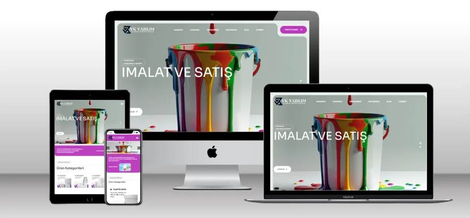 Kurumsal Şirket Scripti V3 - Mobil Uyumlu Hazır Web Site - Vkyazılım