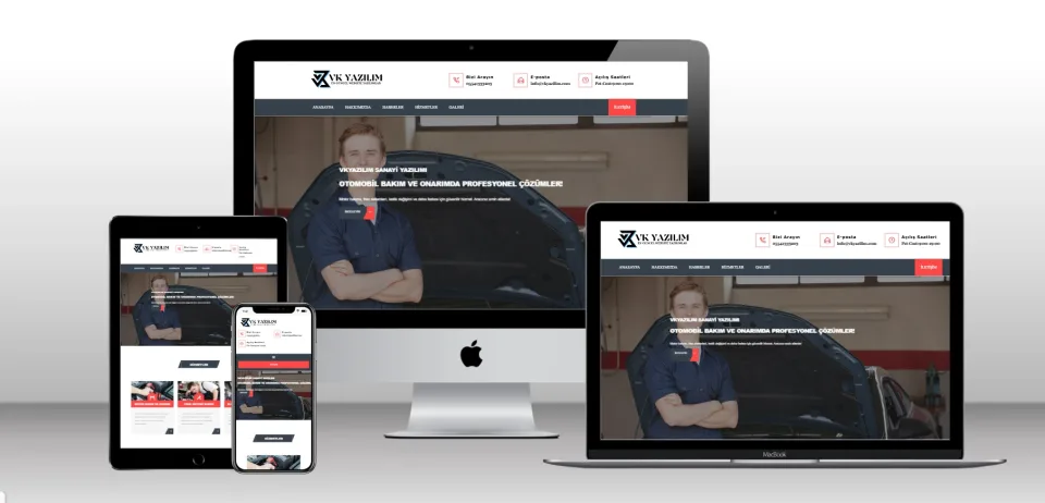 Kurumsal Ağır Sanayi Şirketi Scripti V1 - Mobil Uyumlu Hazır Web Site - Vkyazılım