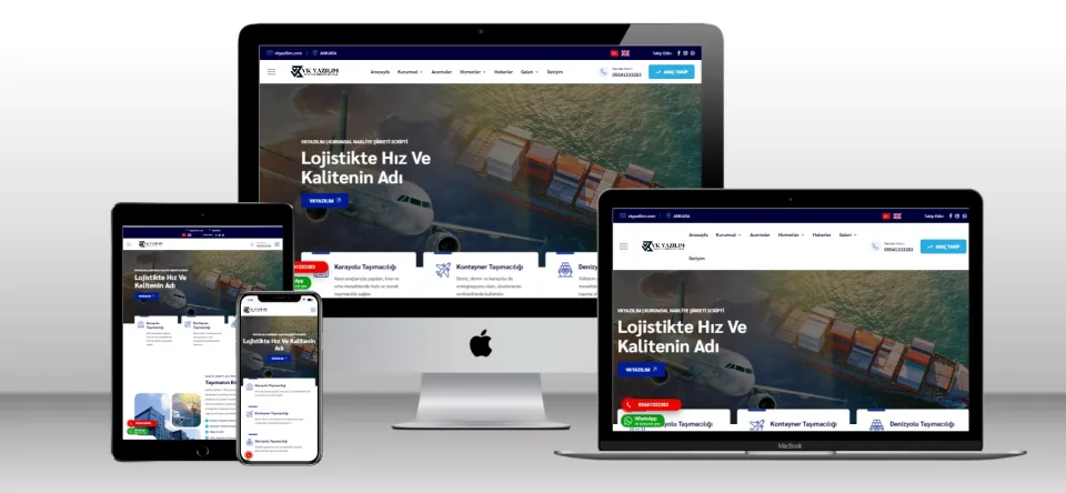 Nakliye Şirketi Scripti V3 - Mobil Uyumlu Hazır Web Site - Vkyazılım