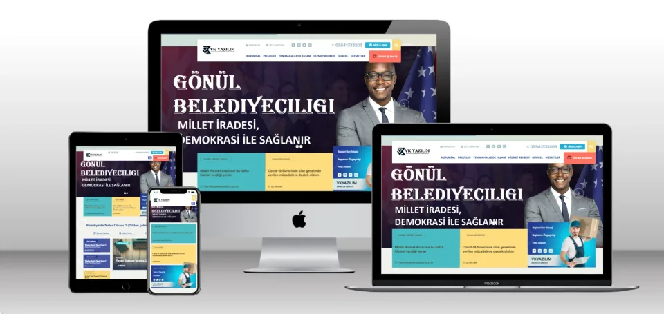 Büyükşehir Belediye Başkanı Scripti V2 - Mobil Uyumlu Hazır Web Site - Vkyazılım