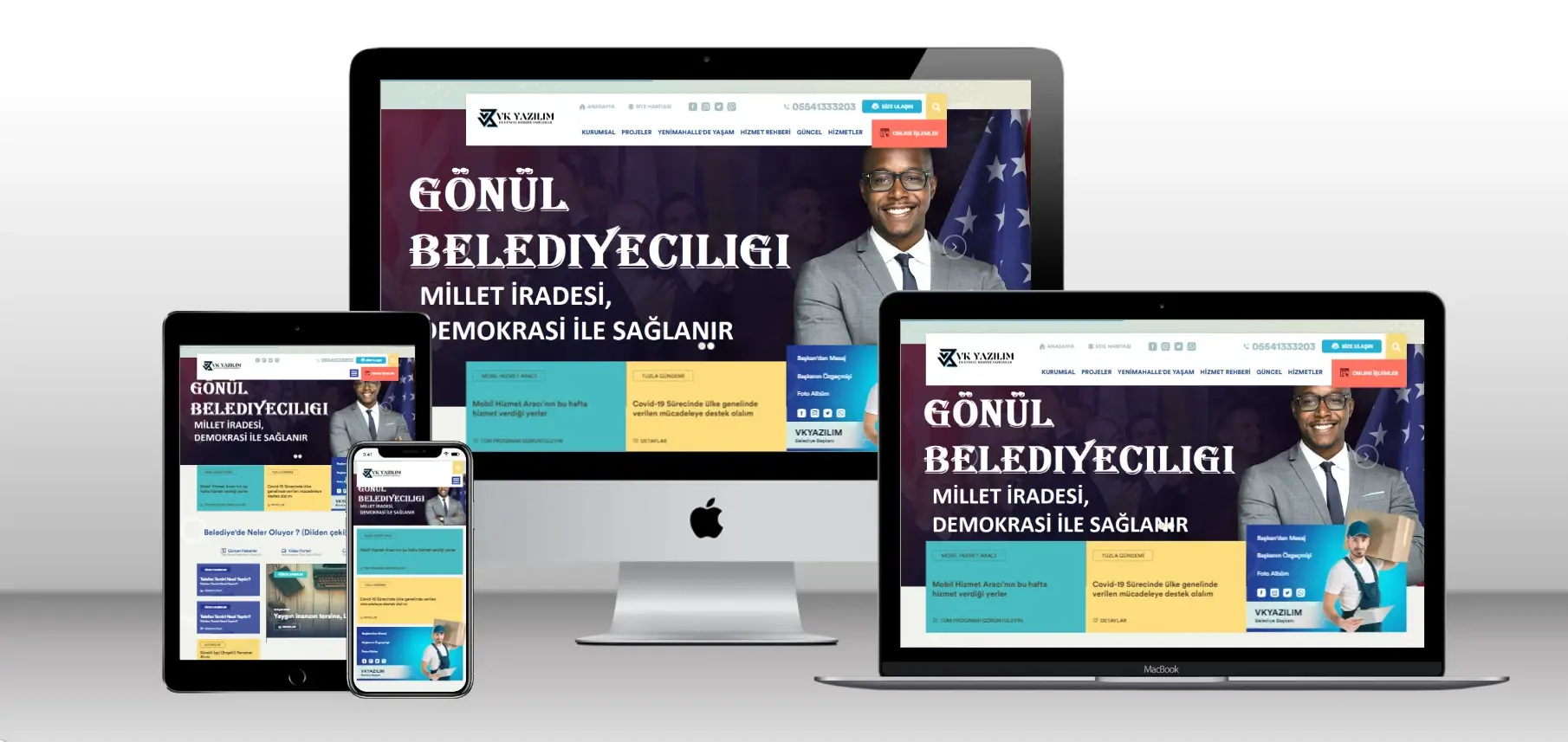 Büyükşehir Belediye Başkanı Scripti V2 - Mobil Uyumlu Hazır Web Site - Vkyazılım