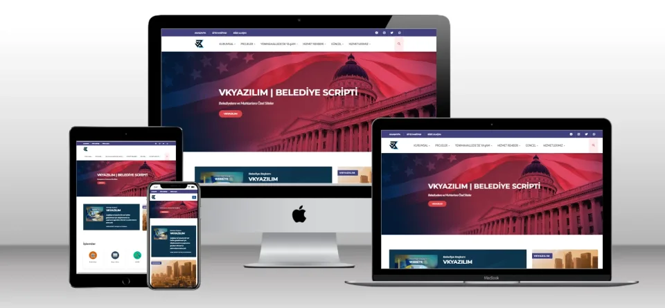 Büyükşehir Belediye Başkanı Scripti V1 - Mobil Uyumlu Hazır Web Site - Vkyazılım