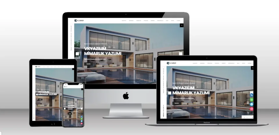 Kurumsal İnşaat Yapı Scripti V2 - Mobil Uyumlu Hazır Web Site - Vkyazılım